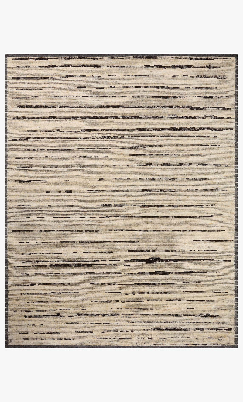 BRI-04 AL NATURAL / BLACK | Loloi Rugs