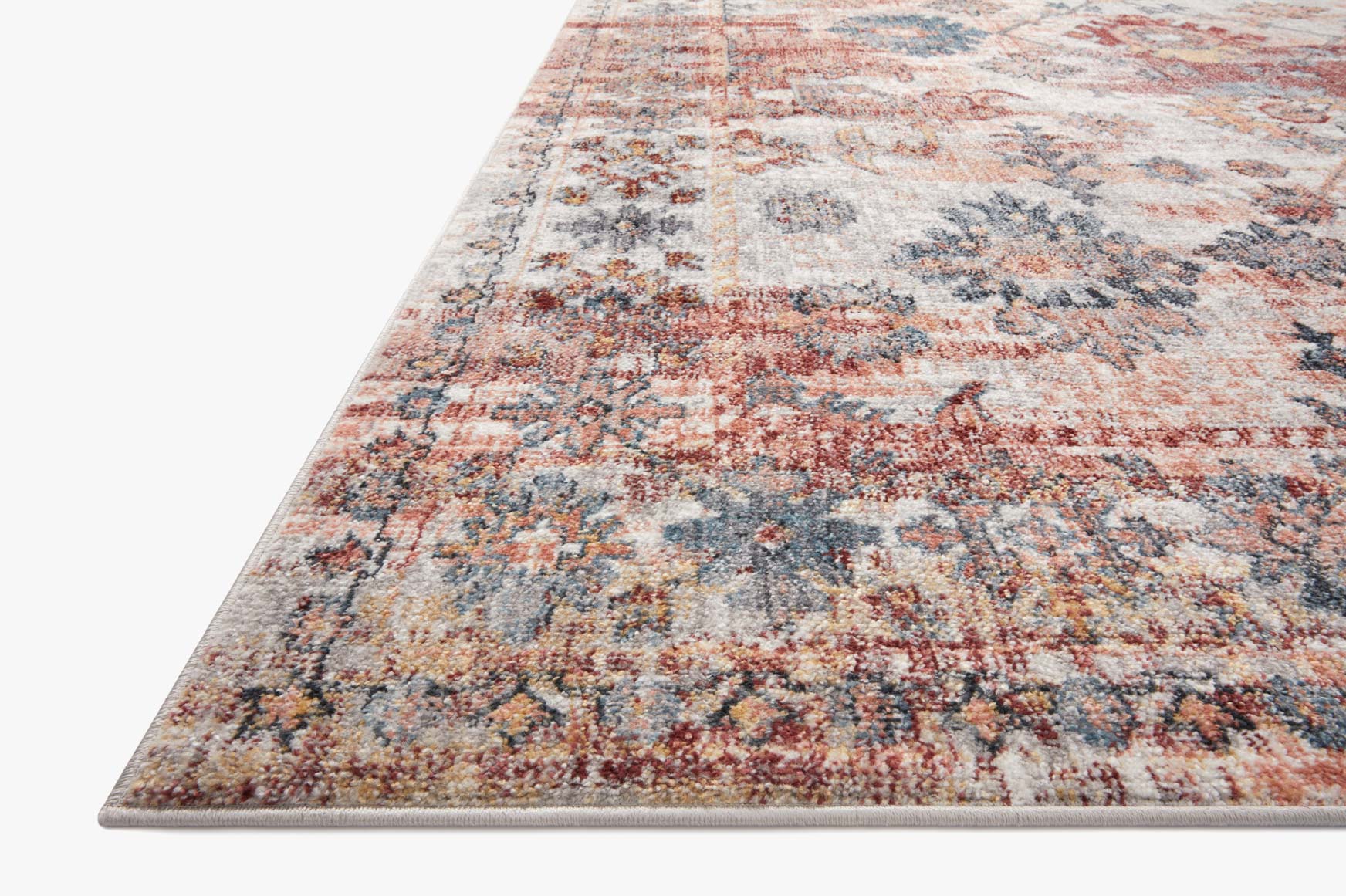 CSN-01 RUST / MULTI & Loloi Rugs