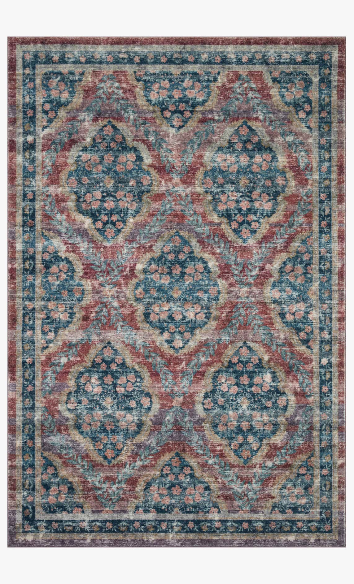 COU-01 RP LILY YELLOW / MULTI & Loloi Rugs