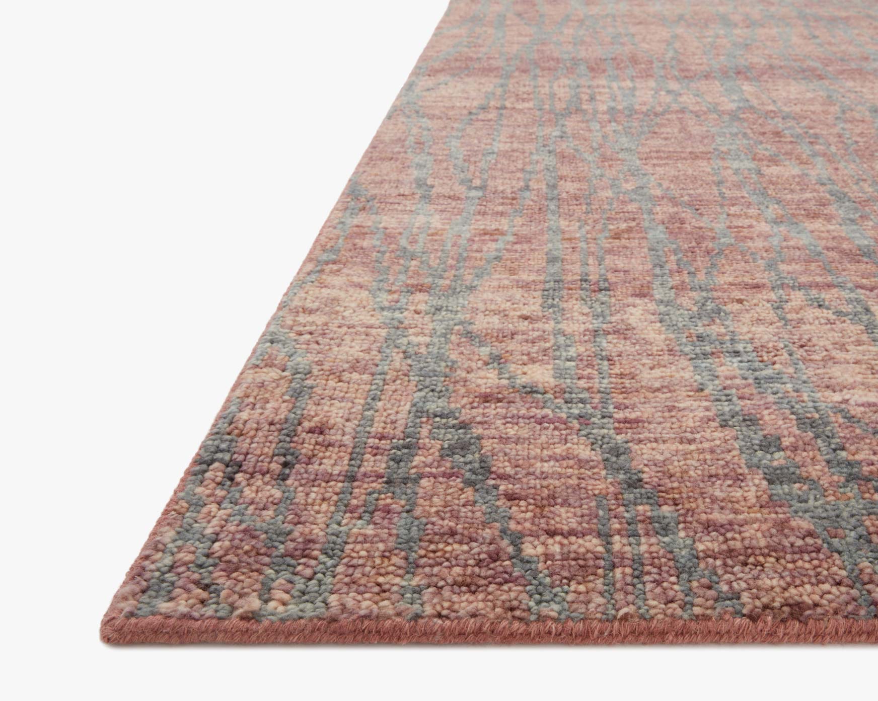Raspberry Rugs DAP-04 RASPBERRY / SILVER & Loloi Rugs