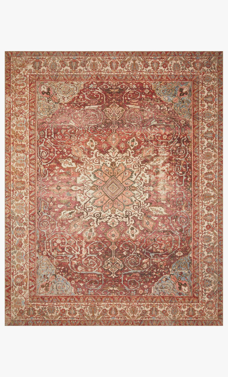 DEV-07 MH BORDEAUX / MULTI | Loloi Rugs