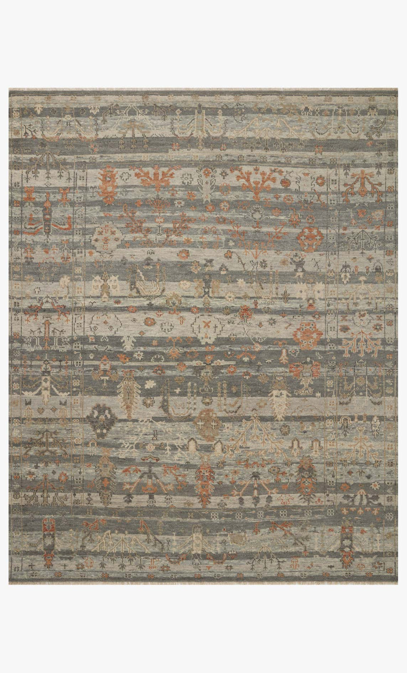 DOM-03 SLATE / MULTI | Loloi Rugs