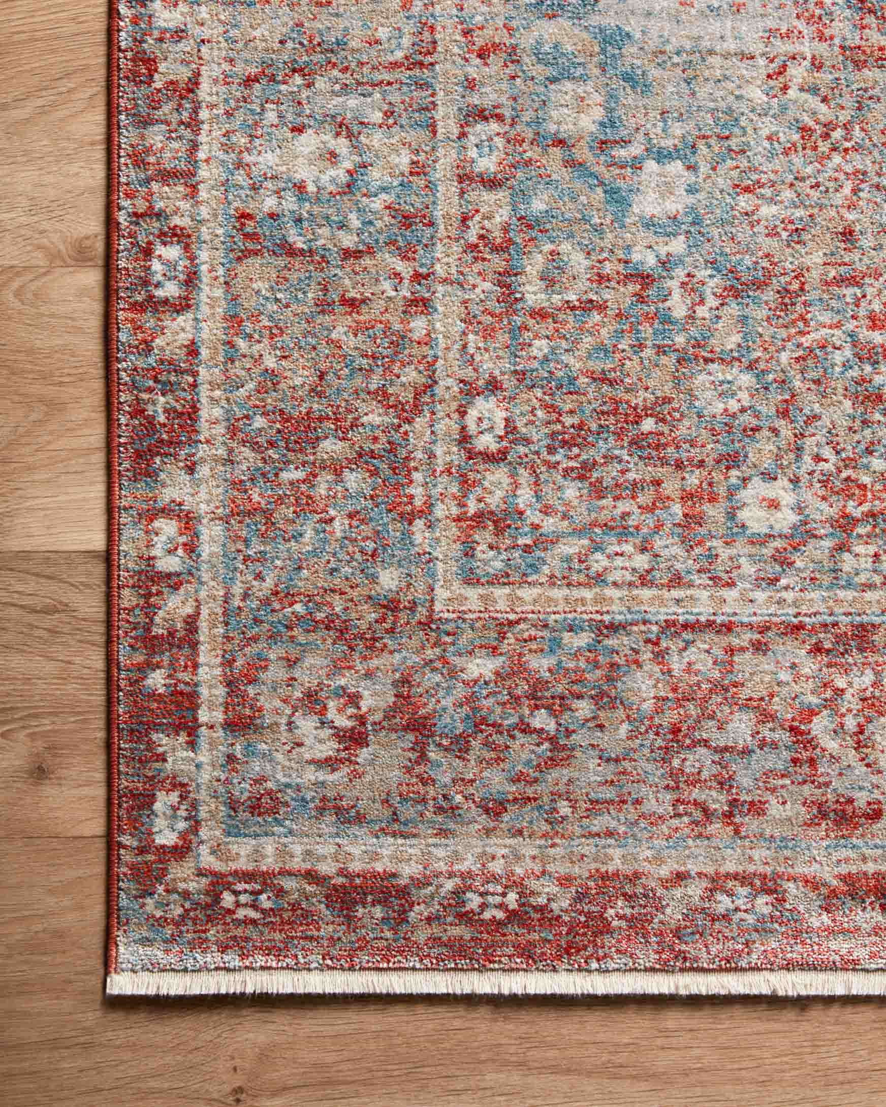 ELI01 MH CORAL / BLUE & Loloi Rugs
