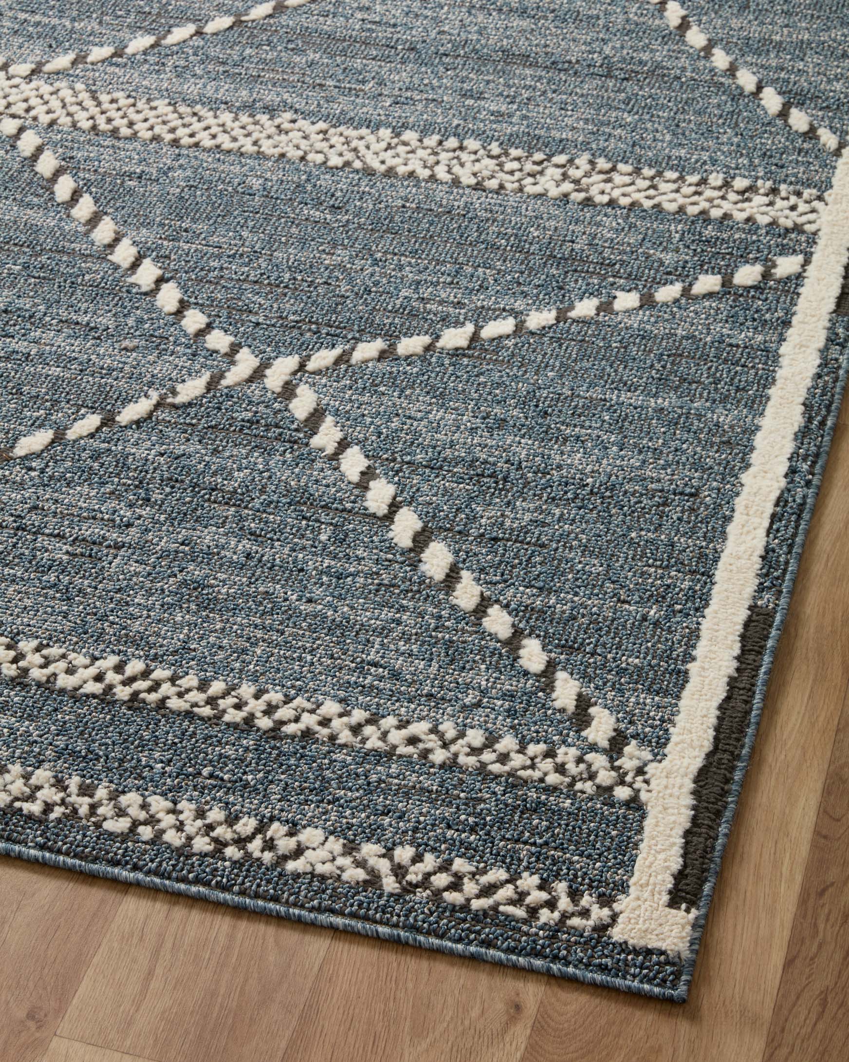 FAB-01 DENIM / CHARCOAL & Loloi Rugs