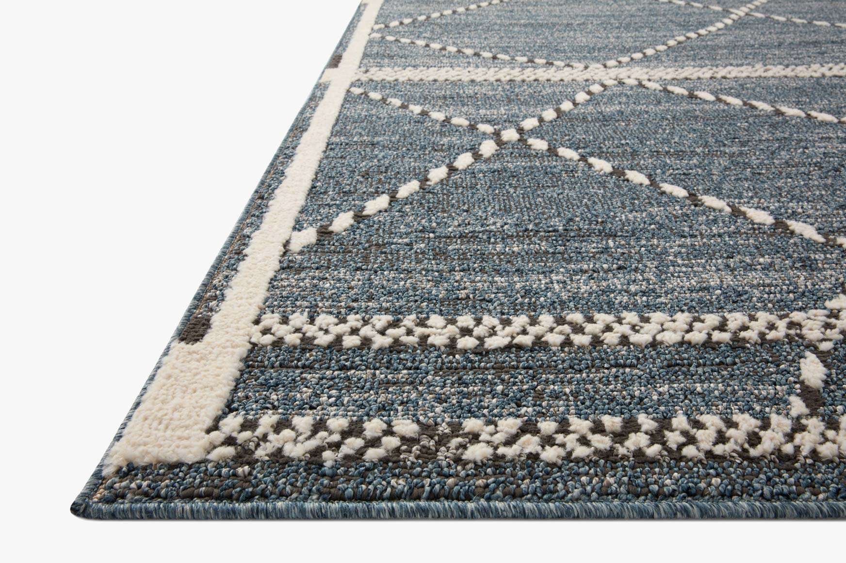 FAB-01 DENIM / CHARCOAL & Loloi Rugs