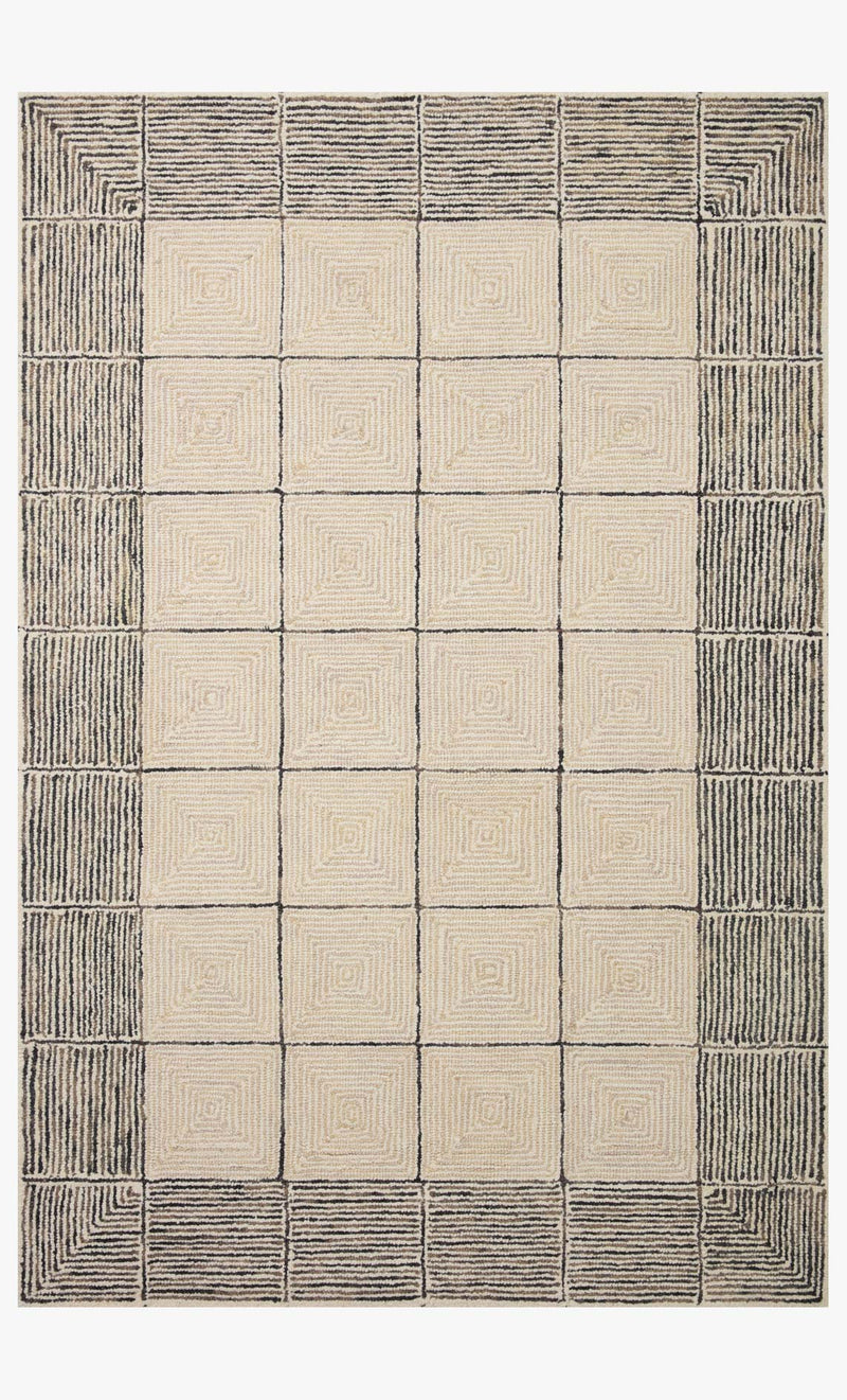 ごりら　2 FRA-02 CJ CREAM / BLACK | Loloi Rugs