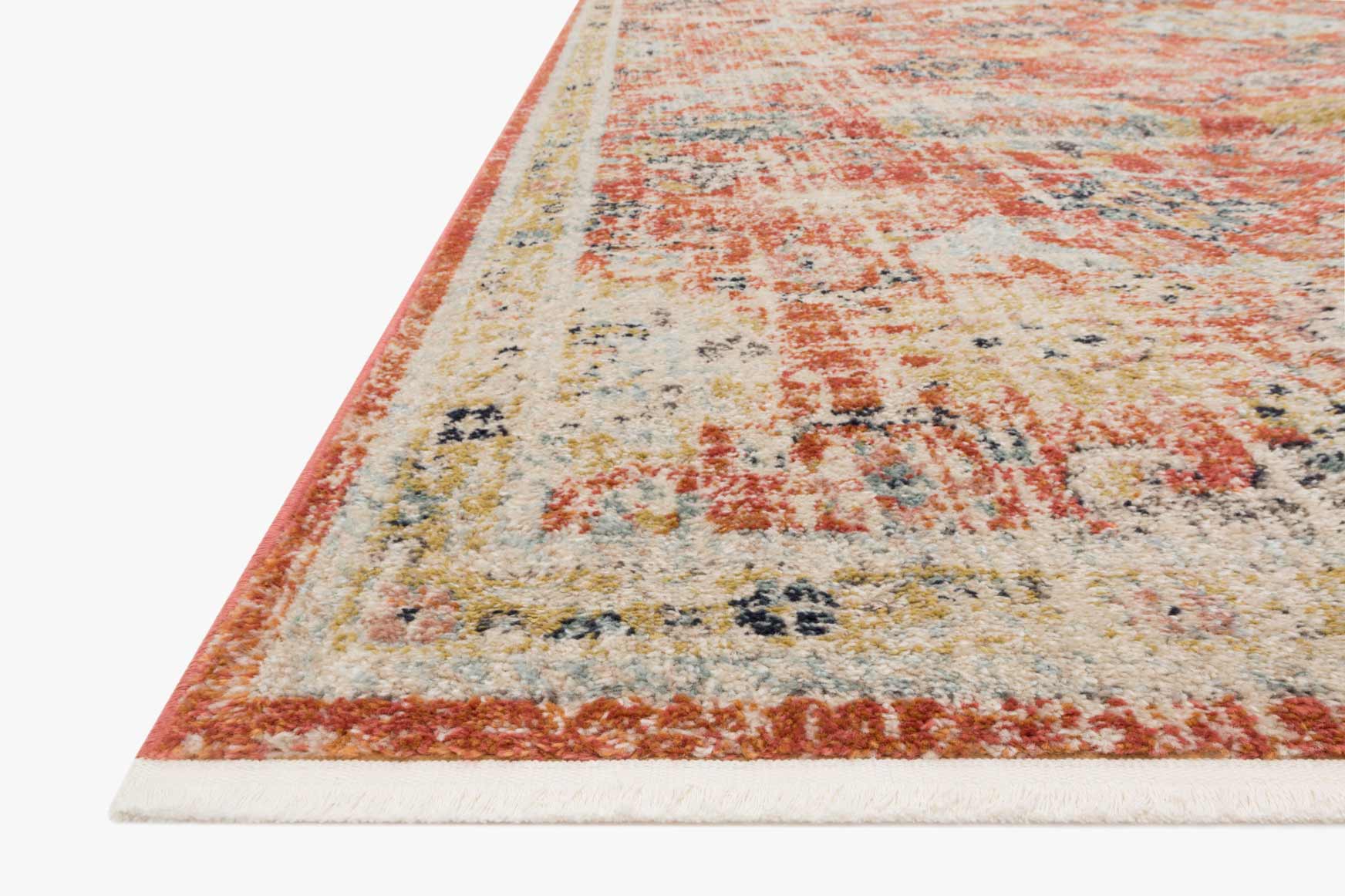 GRA-01 MH BLUE / PERSIMMON & Loloi Rugs