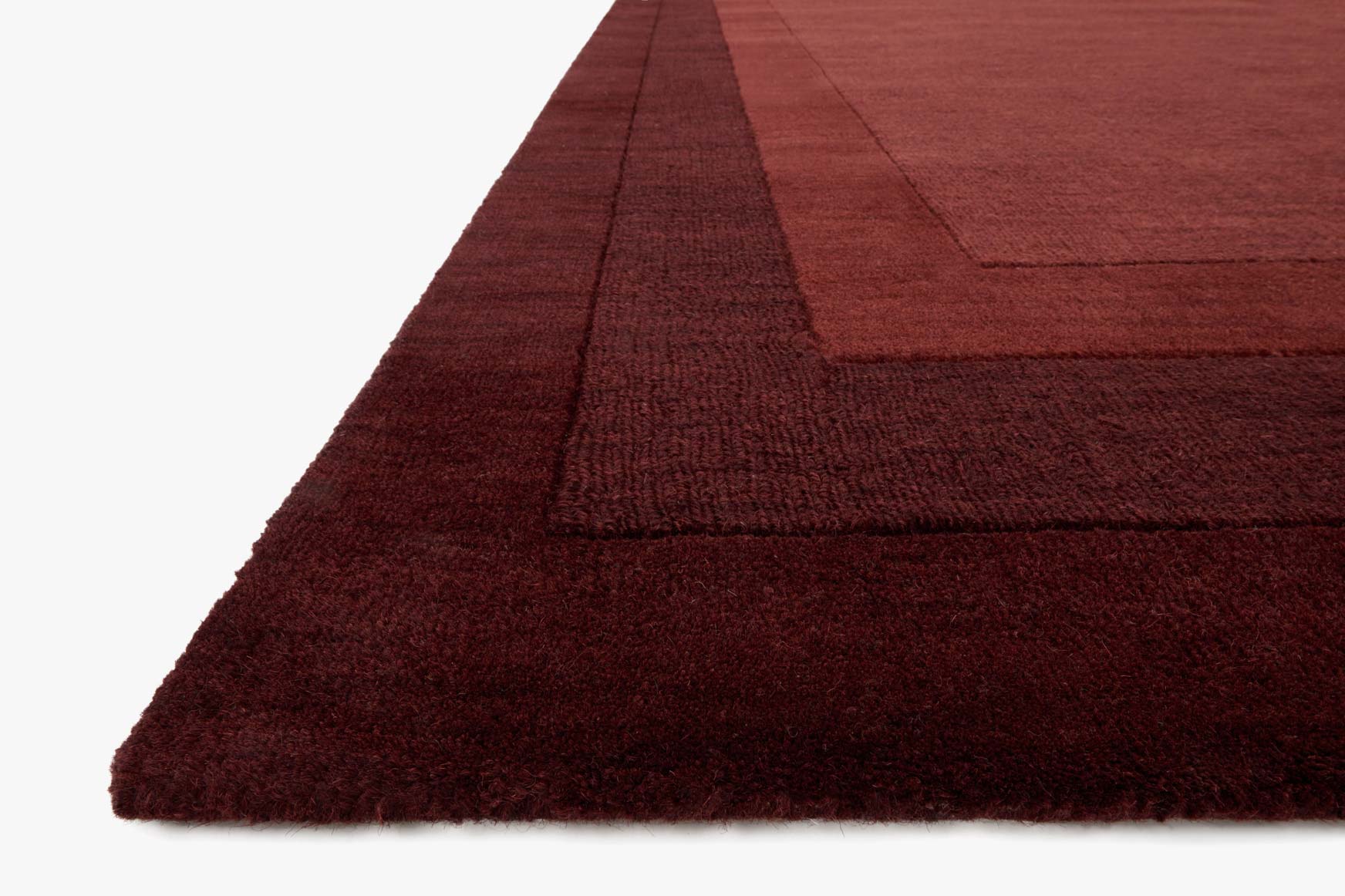 Wool Hm Rugs HM-01 RED & Loloi Rugs