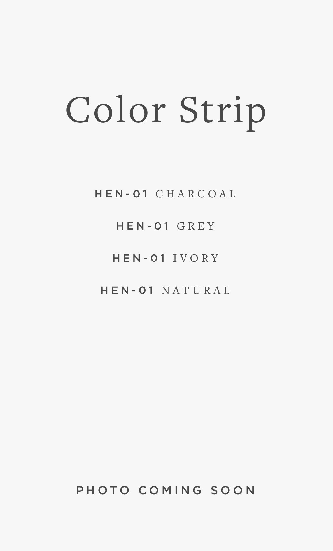 HEN-01 JS COLOR STRIP