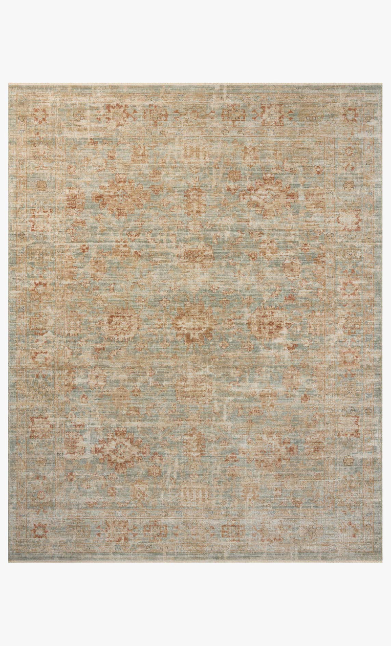 HER-06 AQUA / TERRACOTTA | Loloi Rugs