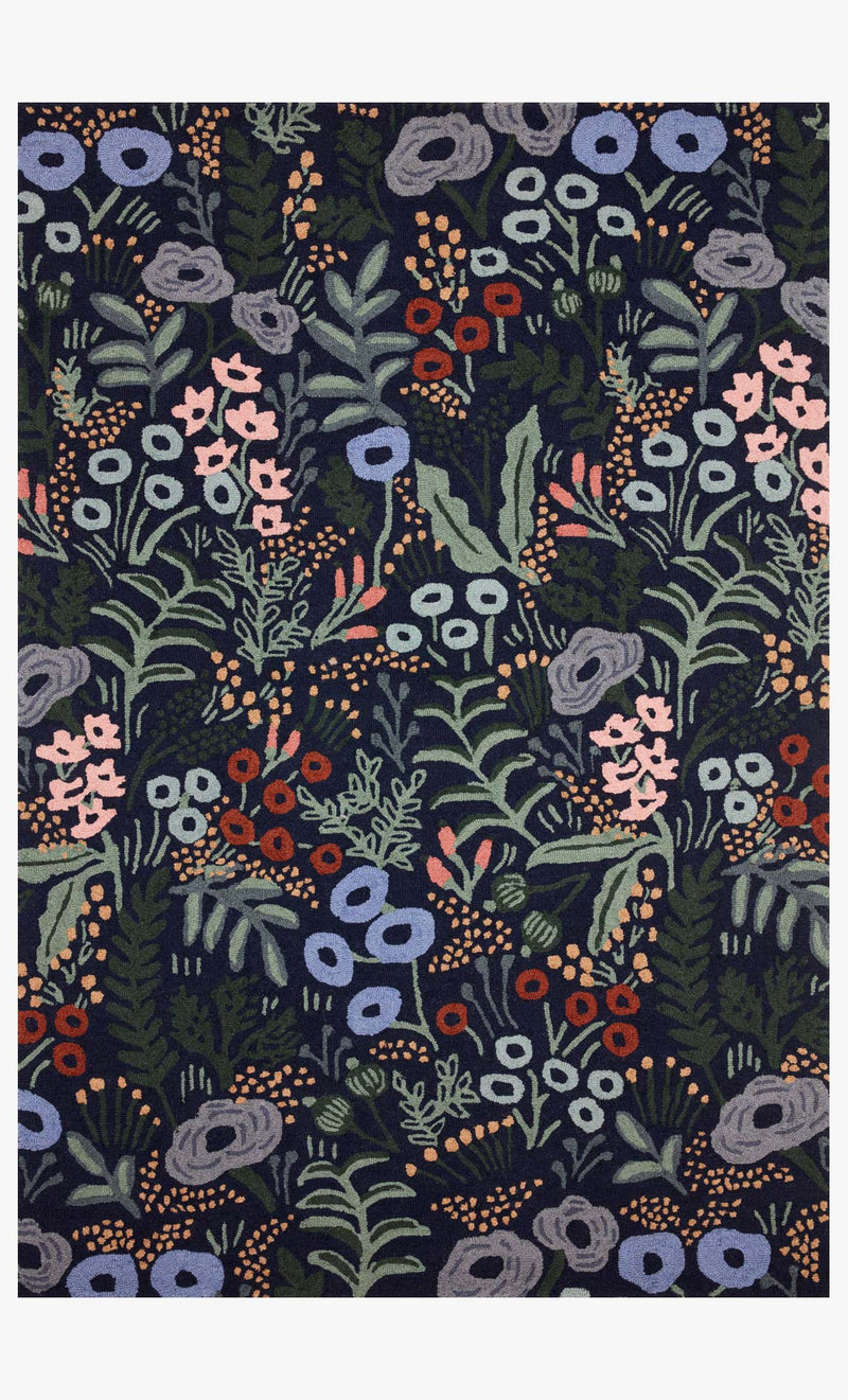 ピロ水　GOT B0 Tapestry Collection 010 JOI-02 RP TAPESTRY NAVY | Loloi Rugs