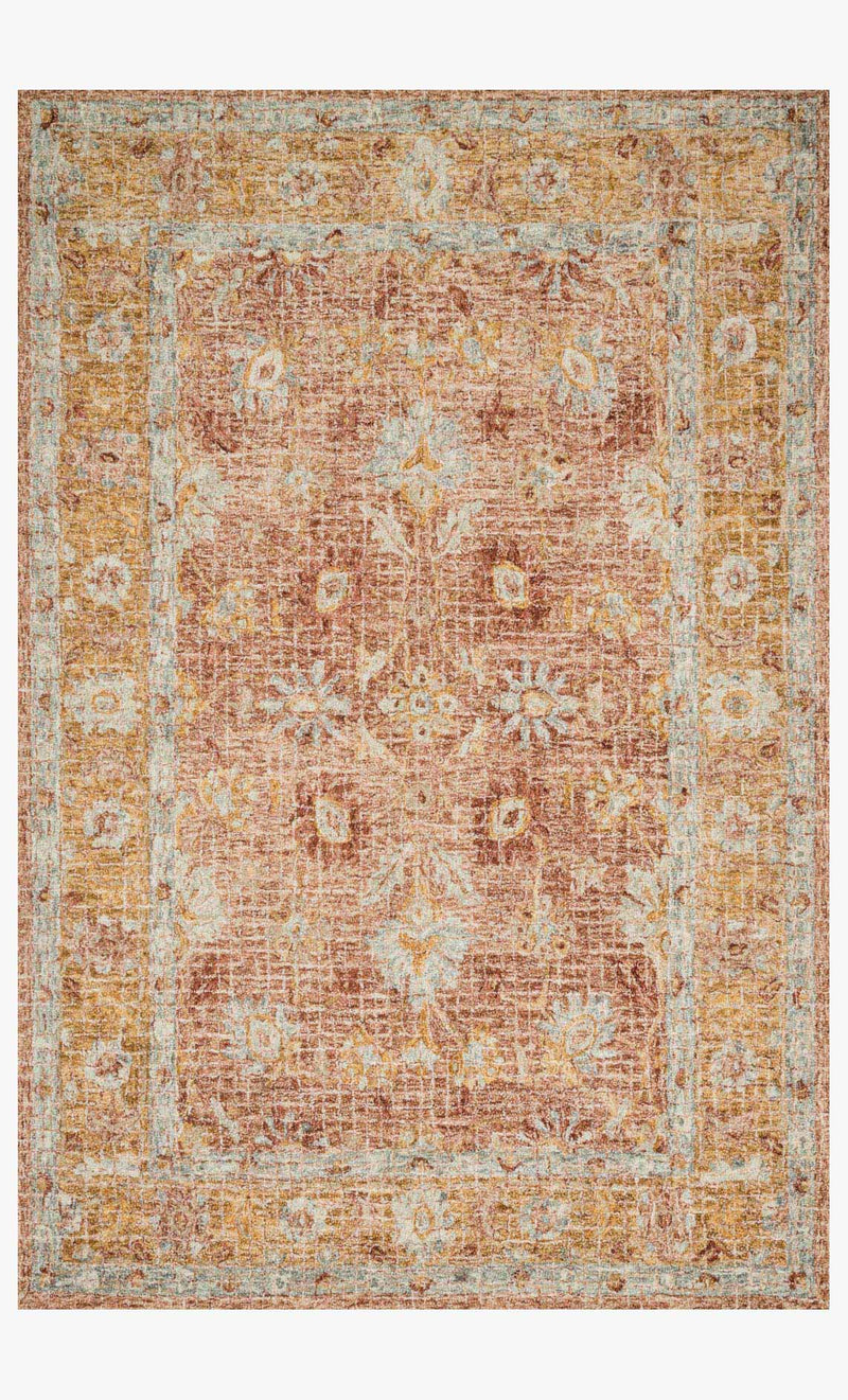JI-04 TERRACOTTA / GOLD | Loloi Rugs