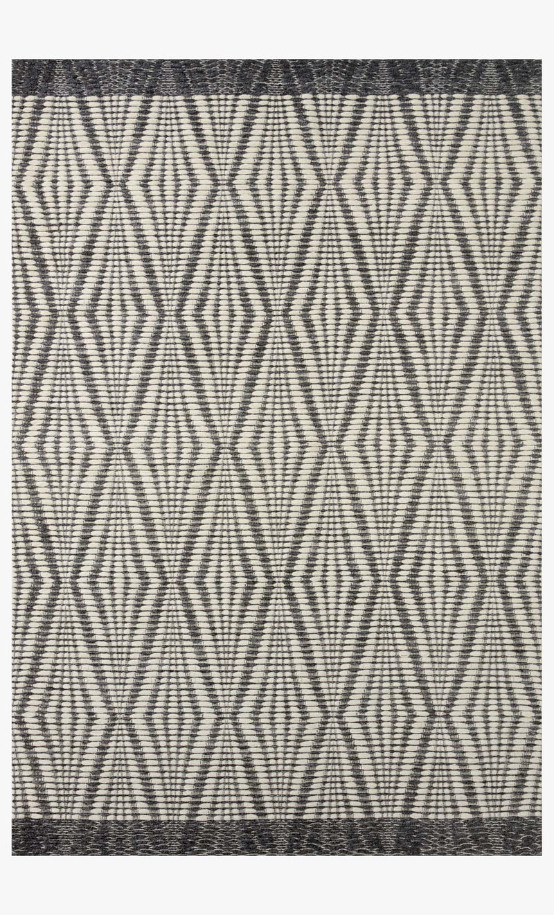 KNZ-01 IVORY / CHARCOAL | Loloi Rugs