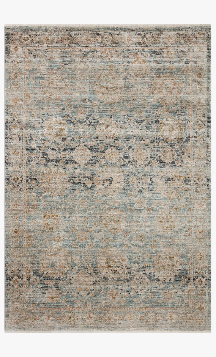 Kes Collections Rugs KES-02 JS OCEAN / CORAL & Loloi Rugs