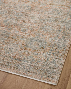 Kes Collections Rugs KES-02 JS TERRACOTTA / SMOKE & Loloi Rugs
