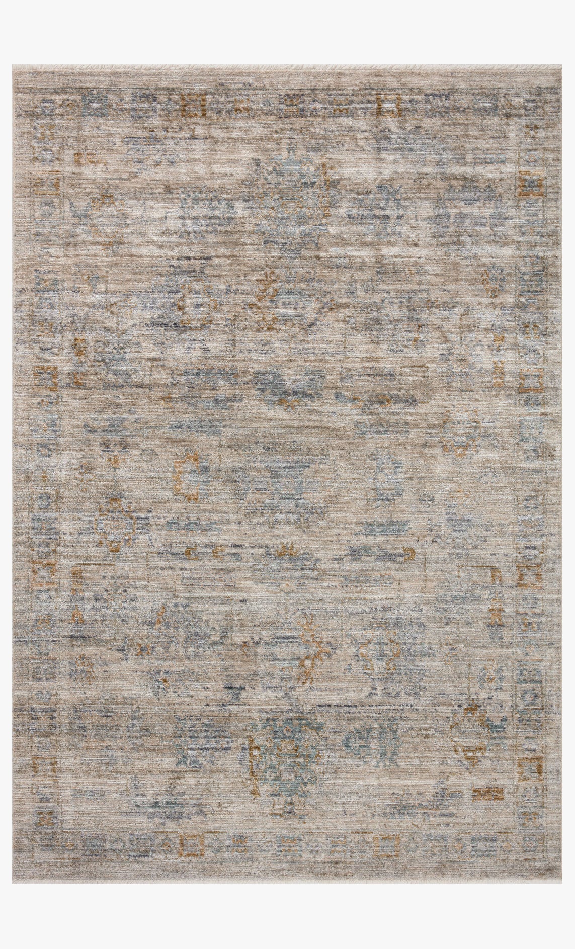 Kes Collections Rugs KES-04 JS INK / JADE & Loloi Rugs