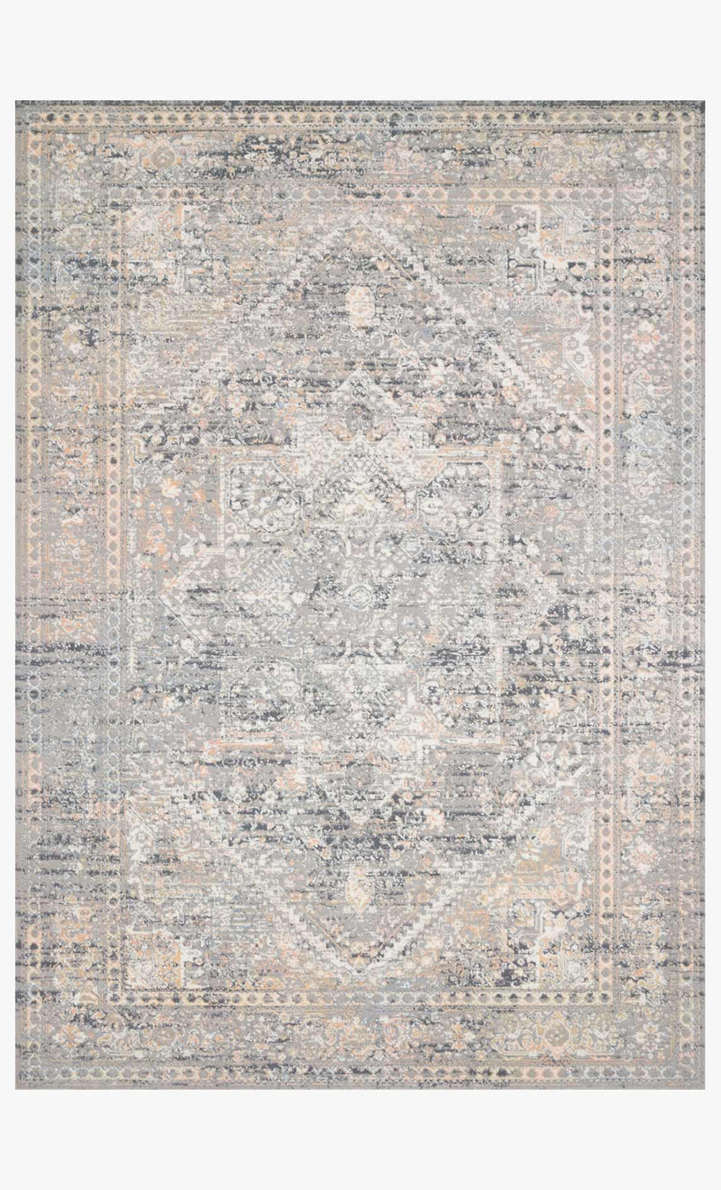 LUC-01 GREY / SUNSET | Loloi Rugs