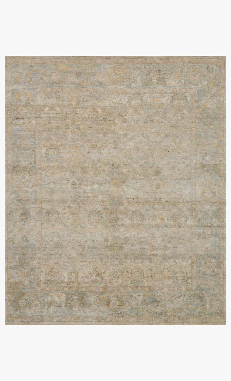 LZ-01 ASH / LAGOON | Loloi Rugs