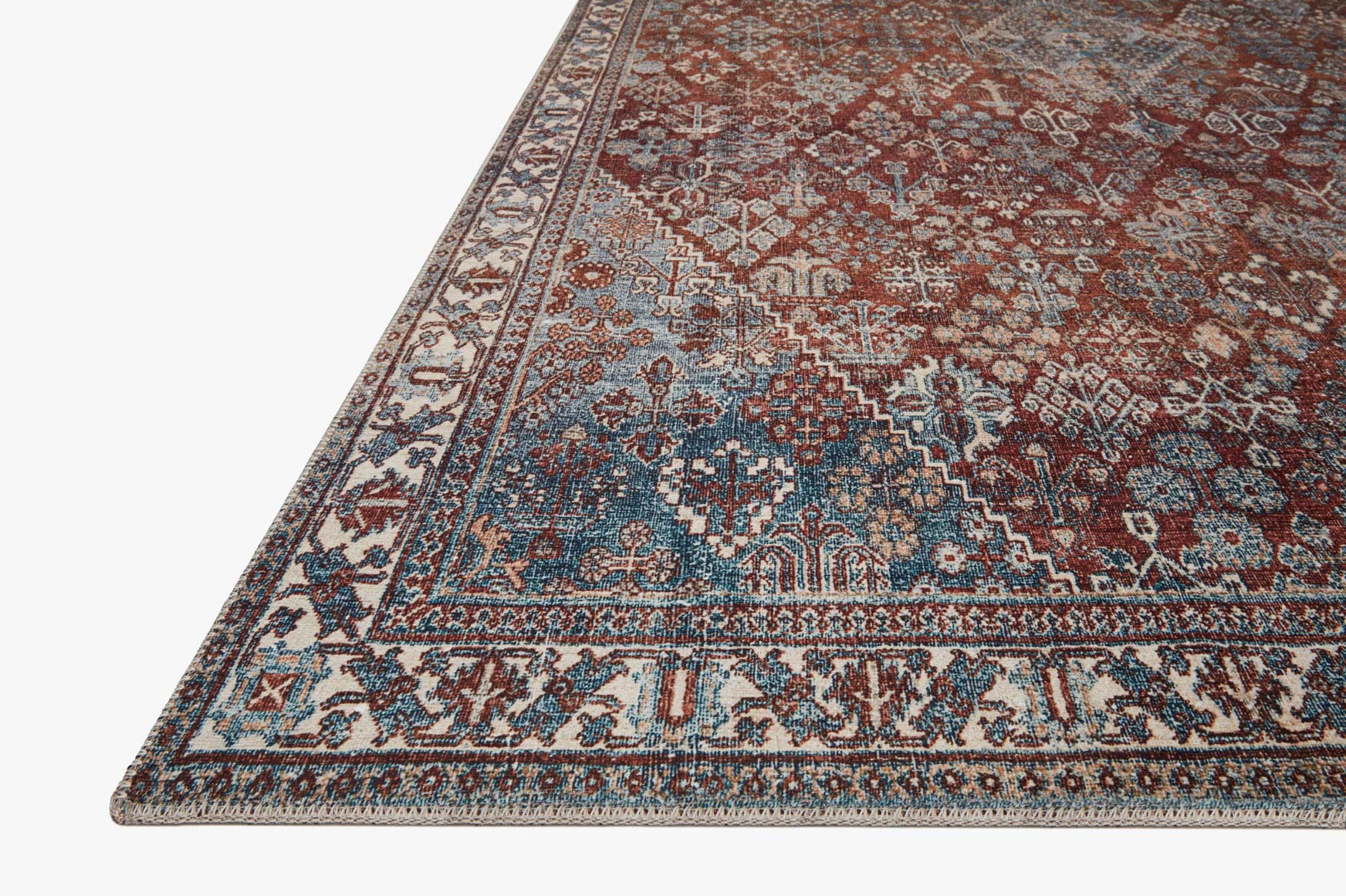 LEA-05 MH DENIM / SAND & Loloi Rugs