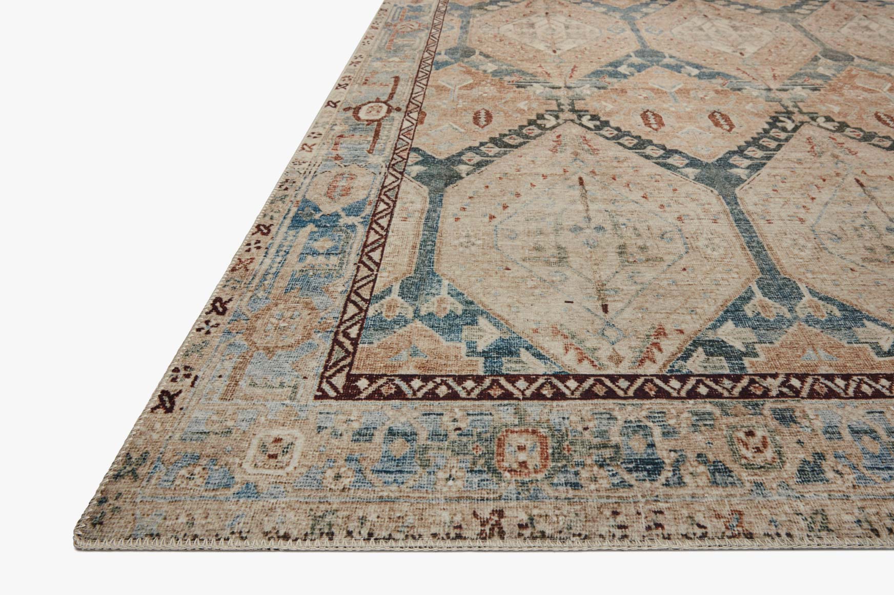LEA-05 MH DENIM / SAND & Loloi Rugs