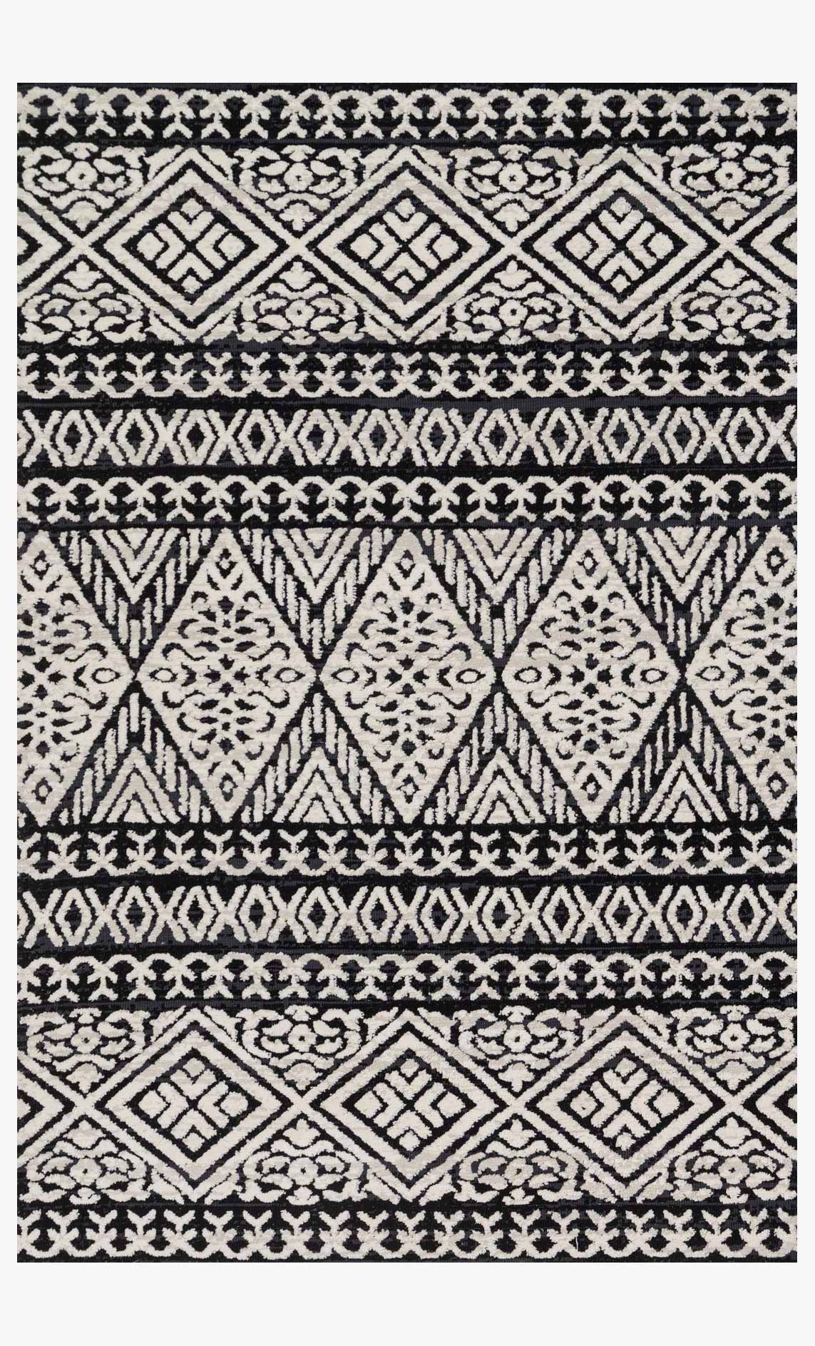 LB-04 MH BLACK / SILVER & Loloi Rugs