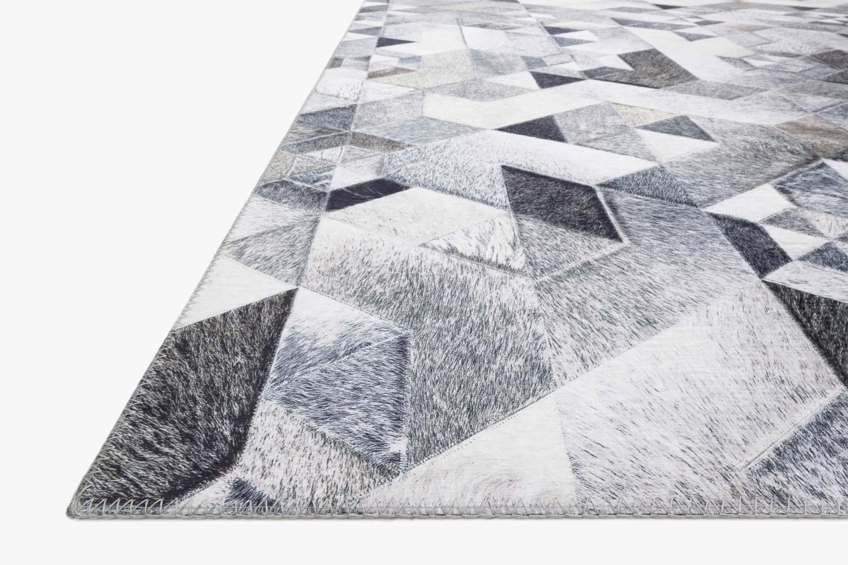 MAD-01 IVORY / GREY & Loloi Rugs