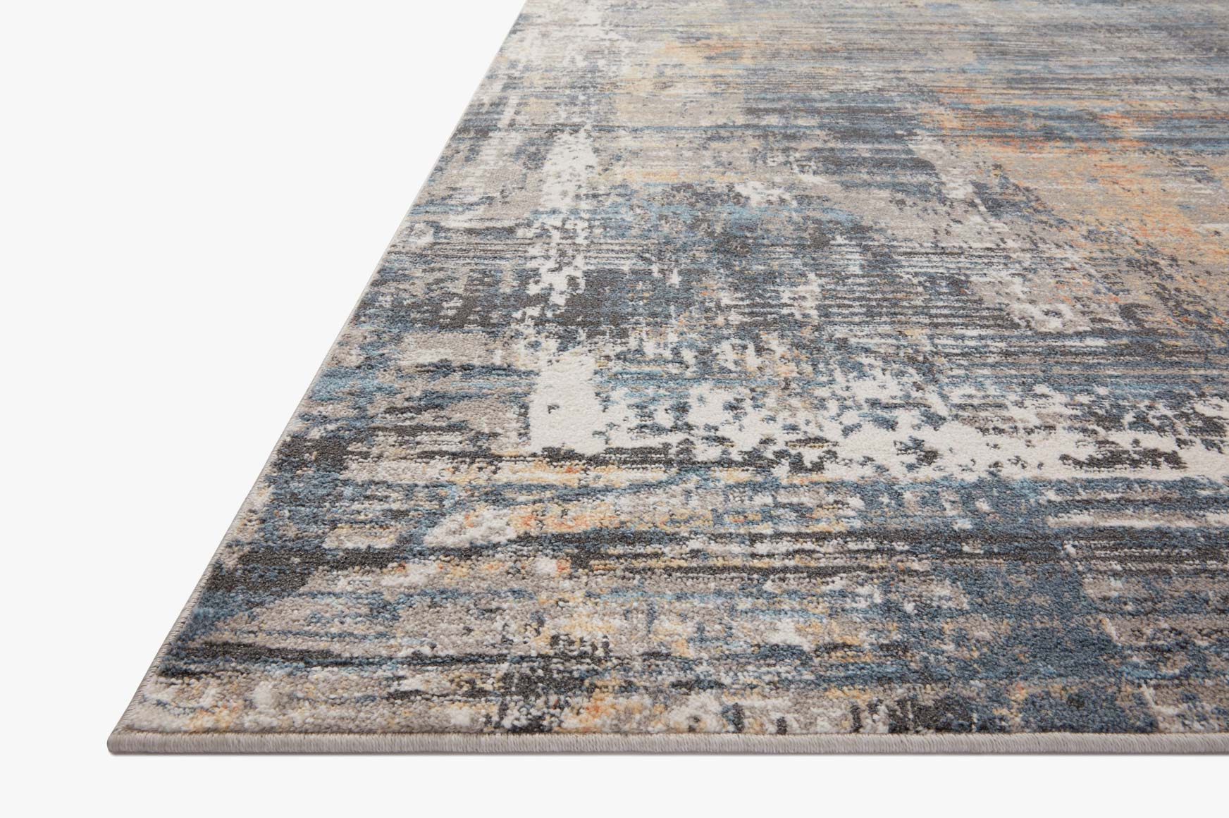 MAE-03 SLATE / APRICOT & Loloi Rugs