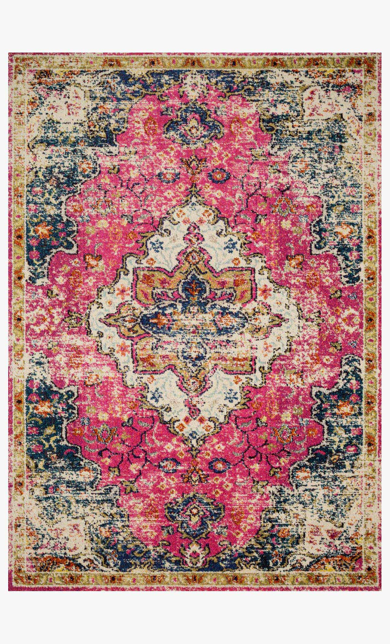 NN-04 PINK / MIDNIGHT | Loloi Rugs