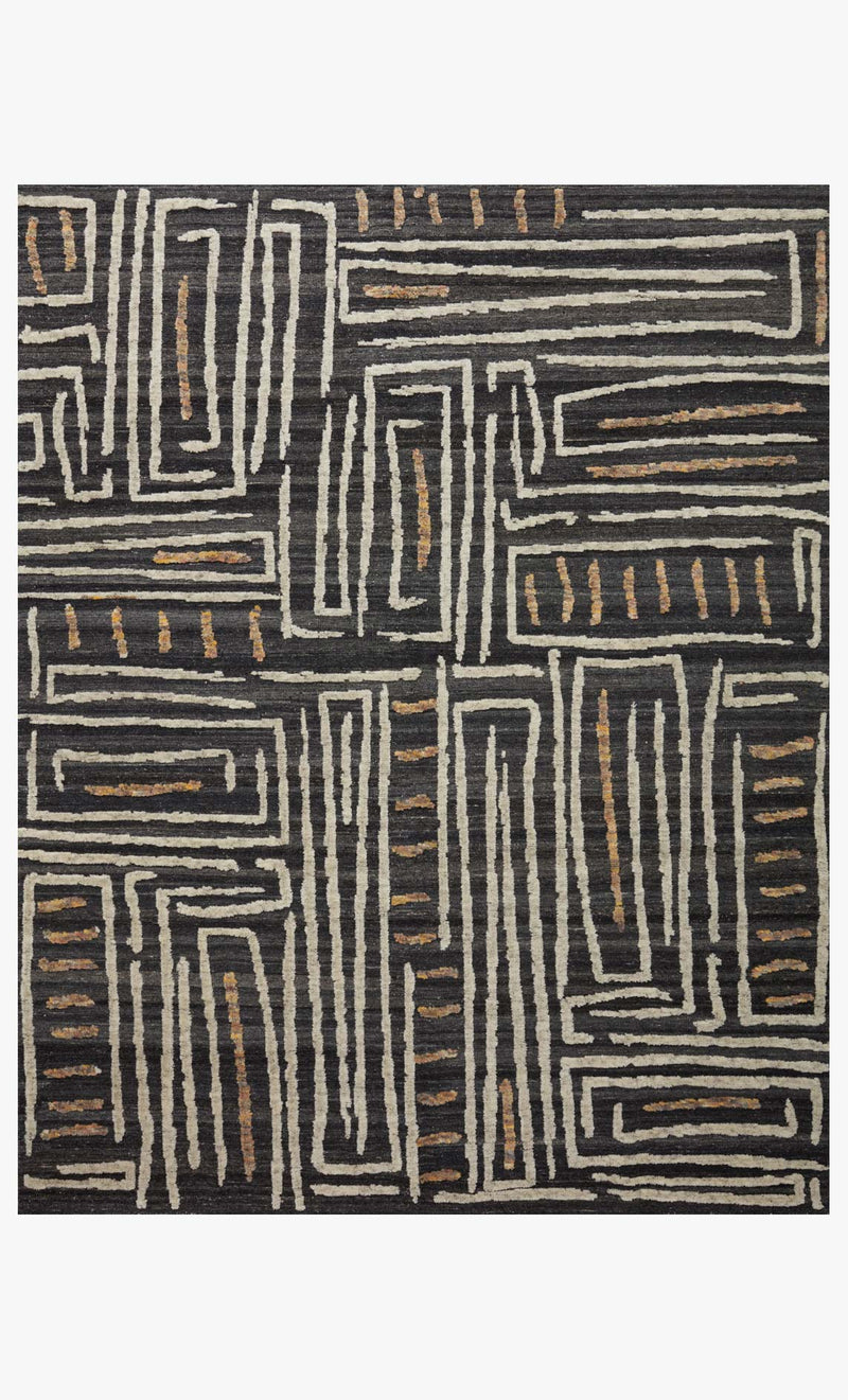 NAO-05 CHARCOAL / NATURAL | Loloi Rugs
