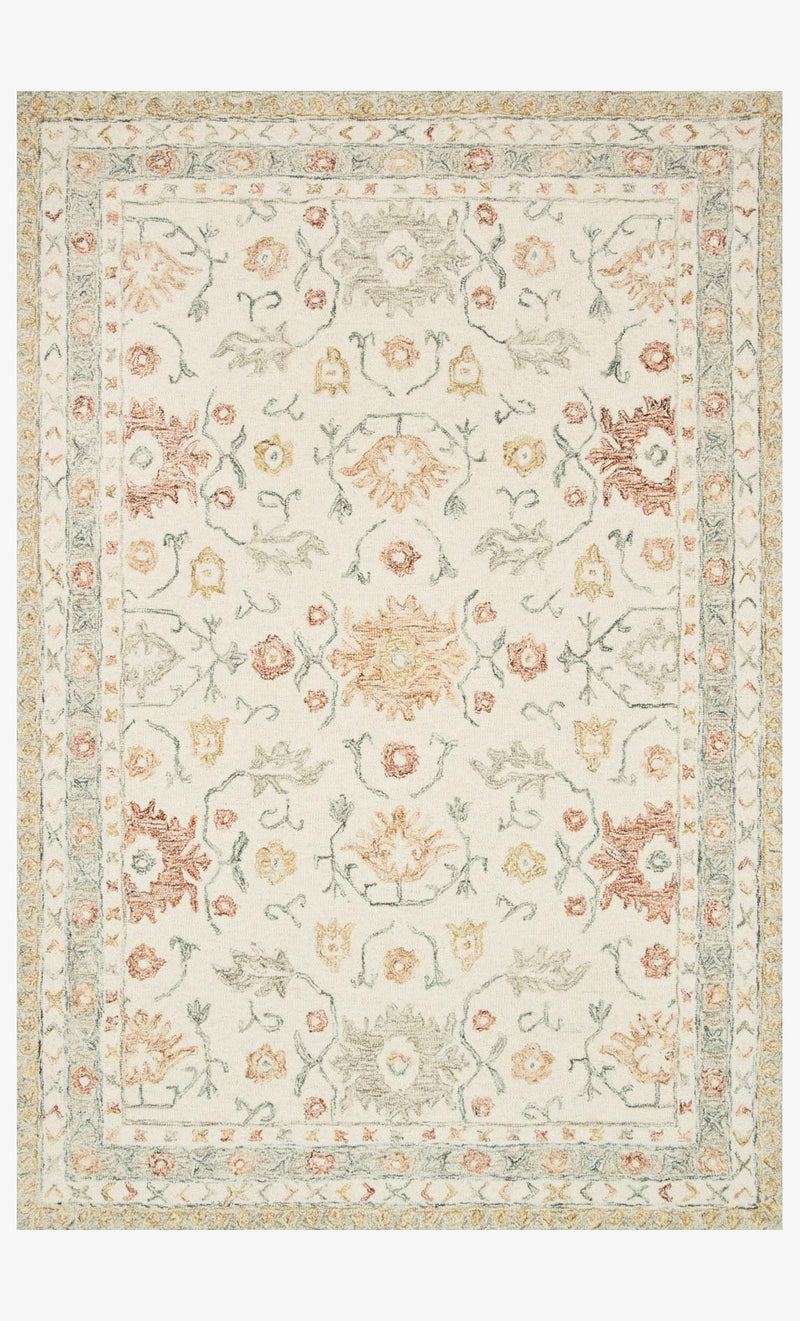 NOR-03 IVORY / RUST | Loloi Rugs