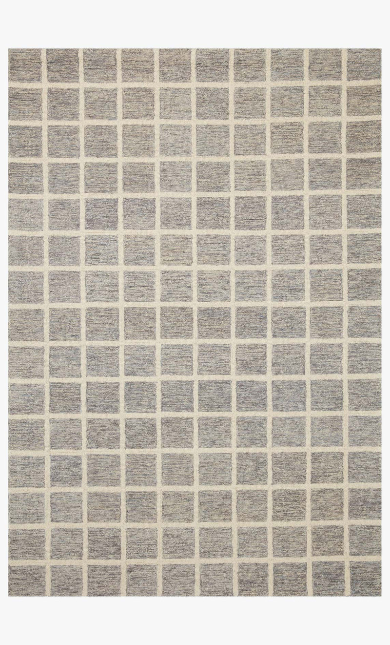 POL-05 CJ SLATE / IVORY | Loloi Rugs