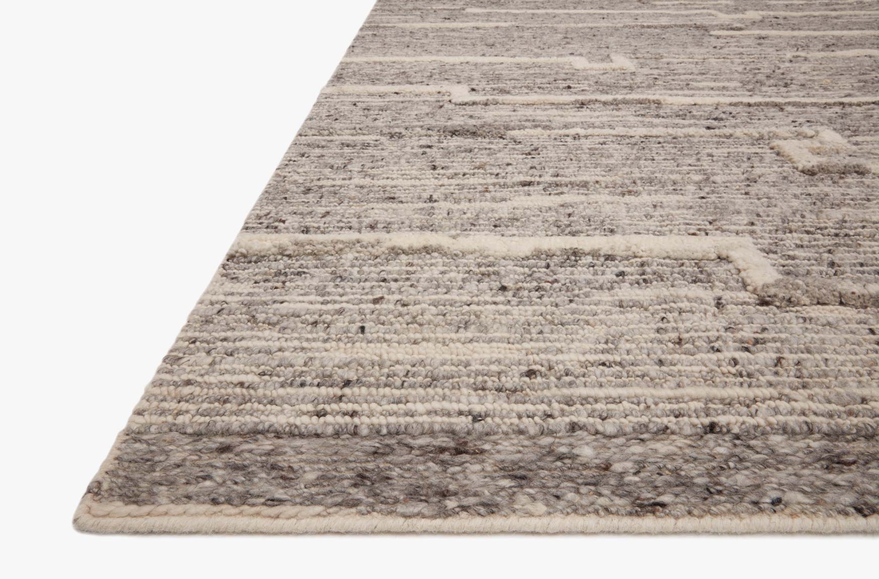 Rayan Collection RAY-03 CHARCOAL / IVORY & Loloi Rugs