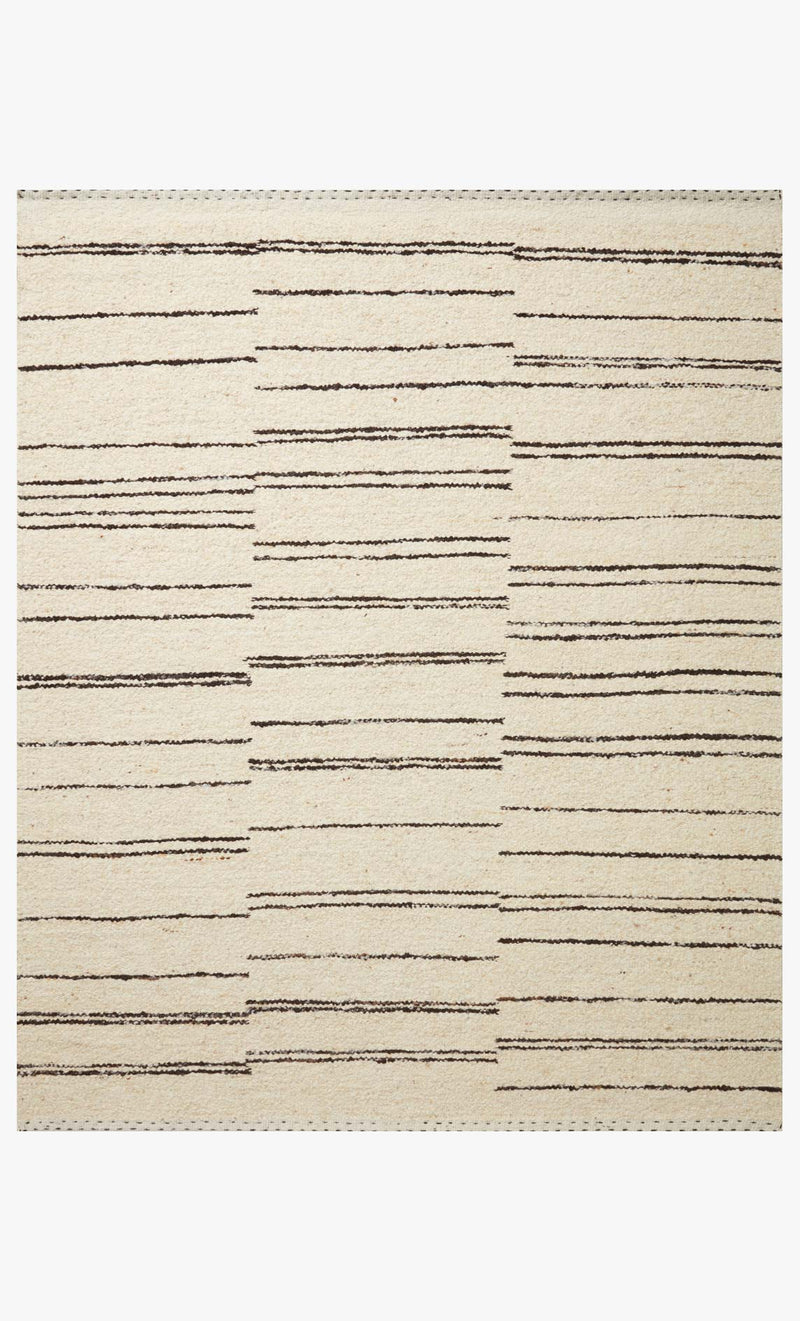 ROM-04 NATURAL / CHARCOAL | Loloi Rugs