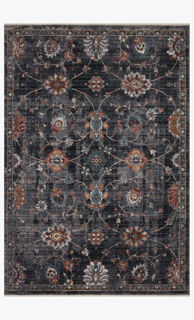 SAM-08 CHARCOAL / MULTI | Loloi Rugs