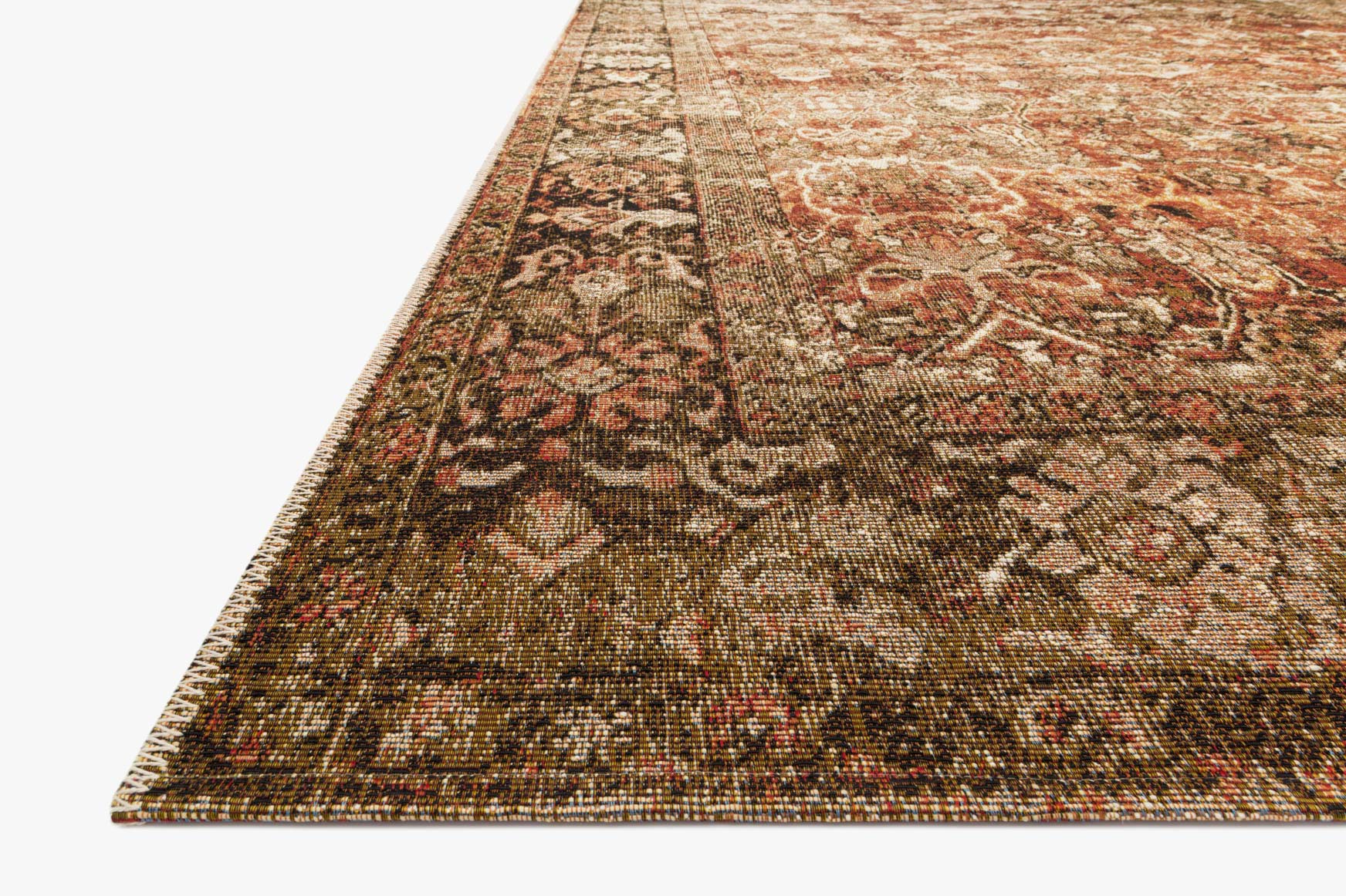 SEB-01 RUST / TOBACCO & Loloi Rugs