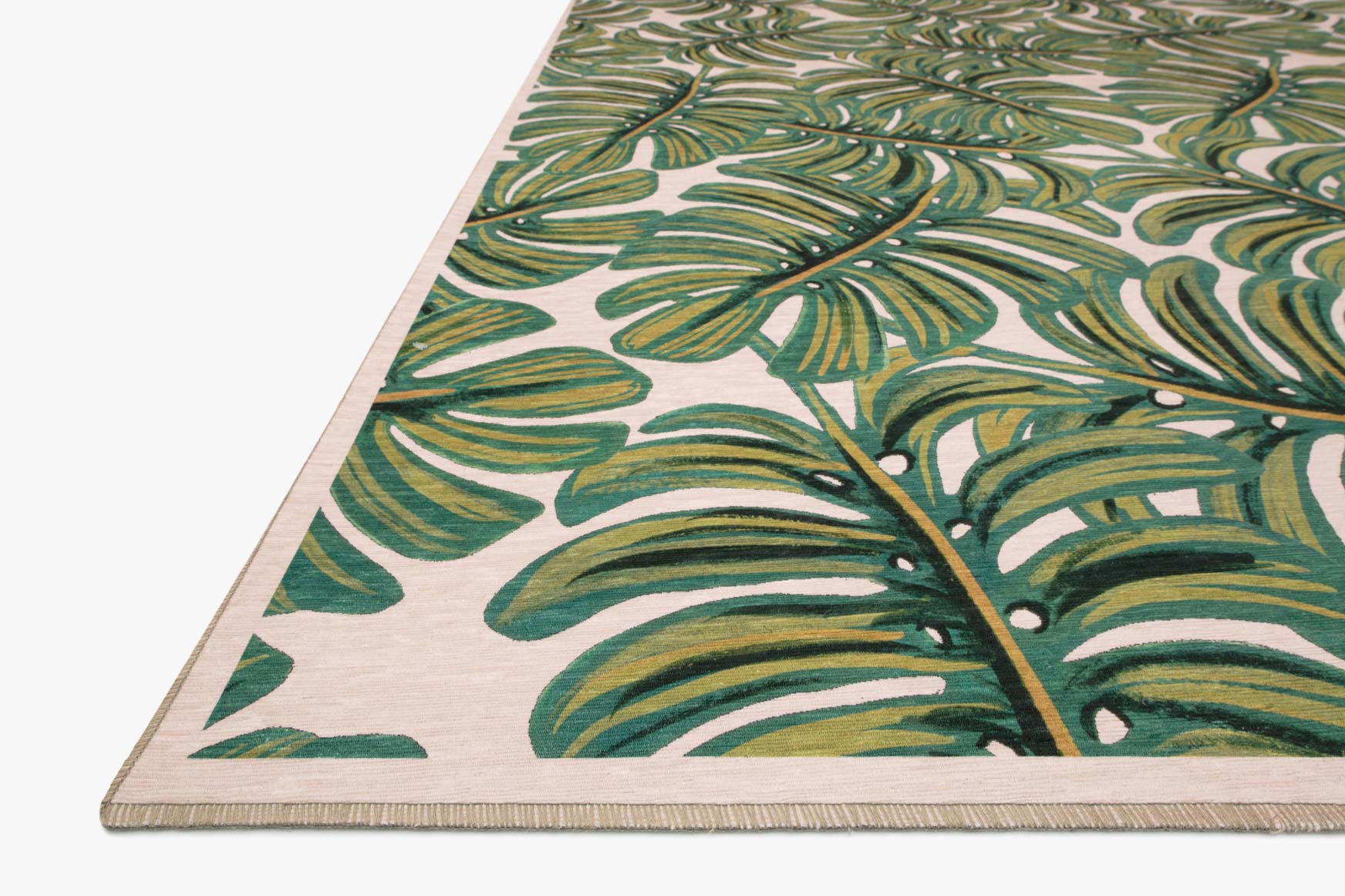 VRN-01 RP MONSTERA CREAM & Loloi Rugs