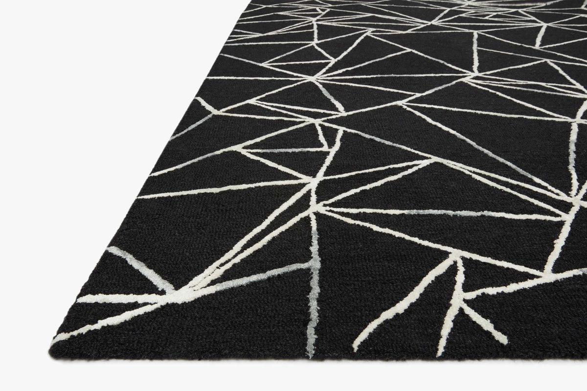 VER-03 BLACK / IVORY & Loloi Rugs