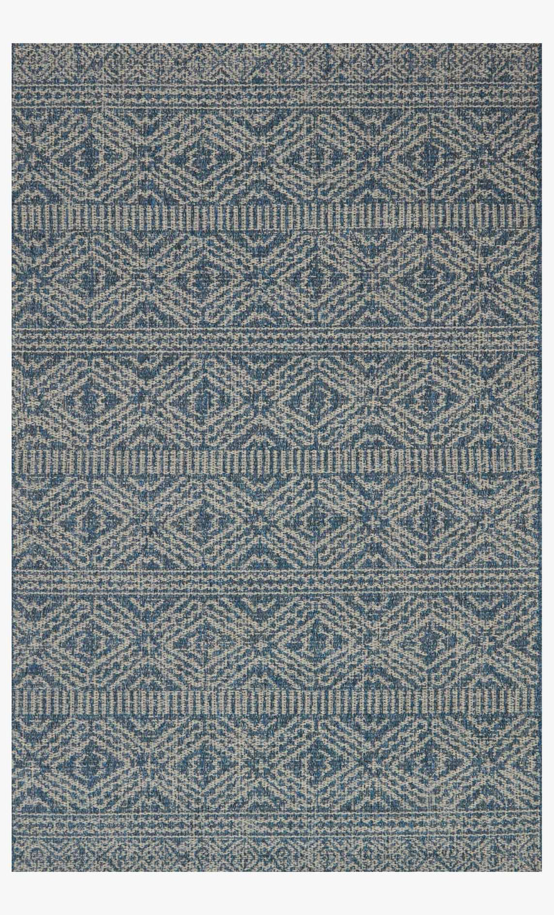 WK-01 MH AZURE / SILVER | Loloi Rugs